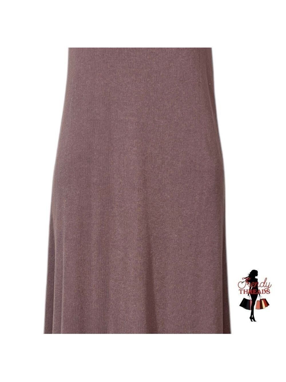 Zara Knit Midi Dress Small Mauve Purple Bohemian Romantic Cottagecore Semi-Sheer - Picture 4 of 10